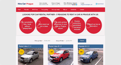 Desktop Screenshot of hirecarprague.com