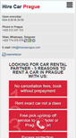 Mobile Screenshot of hirecarprague.com